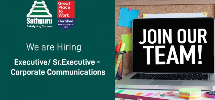 Executive/ Sr. Executive – Corporate Communications